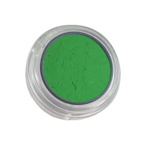 Maquillaje al agua verde
