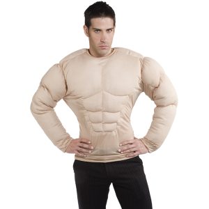 Disfraz de pecho musculoso