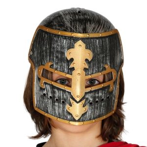 casco medieval para niños