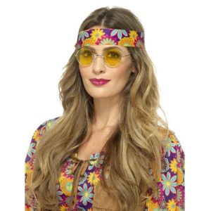 gafas hippie amarillas