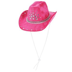 sombrero vaquero rosa