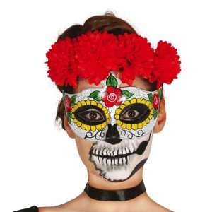 Antifaz de Día de los Muertos