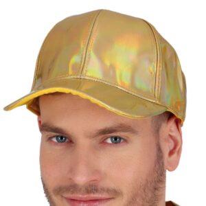 Gorra metalizada oro