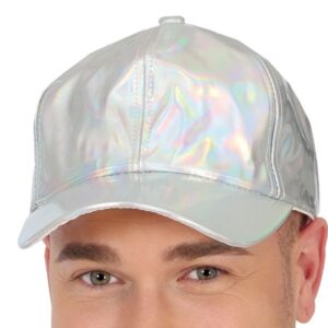 Gorra metalizada plata