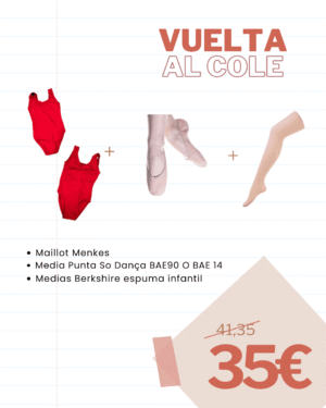 Kit vuelta al cole danza Menkes
