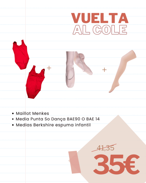 Kit vuelta al cole danza Menkes