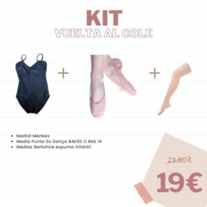 Kit vuelta al cole danza Menkes