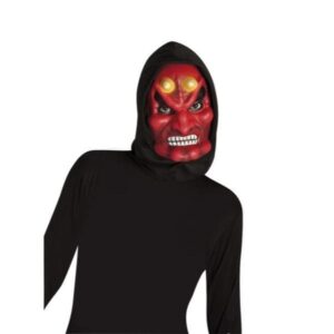 Máscara devil con capucha