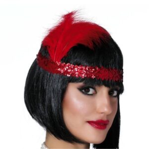 Diadema Charleston roja