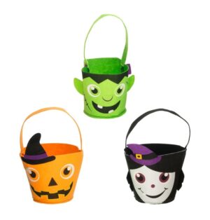 Cesta de fieltro de Halloween