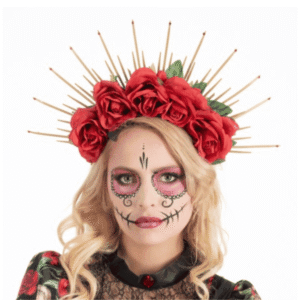 Diadema de flores Día de los Muertos