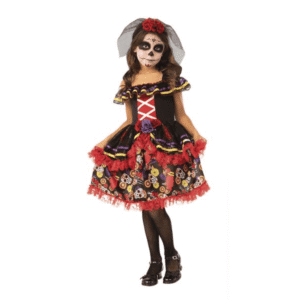 Disfraz catrinita deluxe infantil