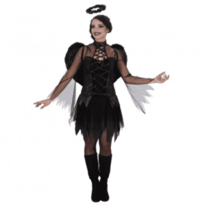 Disfraz de angel negro
