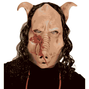 Máscara cerdo de carnicería