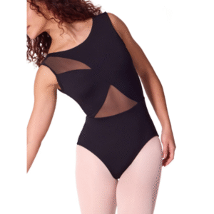 Maillot asimétrico de cuello barco