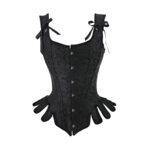 Corset negro con tirantes