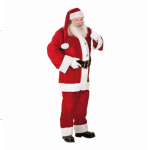 Disfraz Papá Noel terciopelo