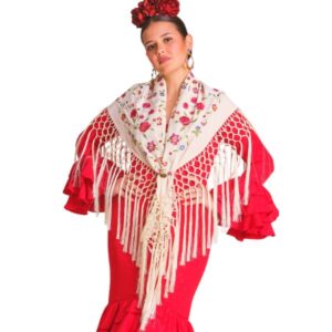 Manton bordado Diana