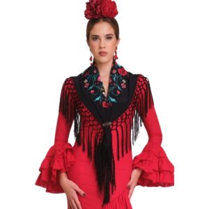 Mantón bordado Hera