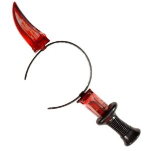 Diadema cuchillos ensangrentado