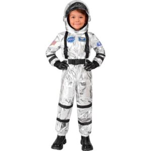 Disfraz de astronauta plata