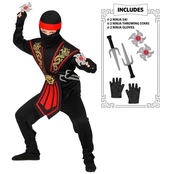 Disfraz de ninja kombat infantil