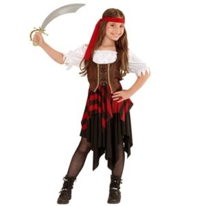 Disfraz de chica pirata infantil