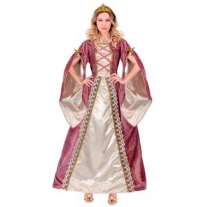 Disfraz de princesa medieval rosa