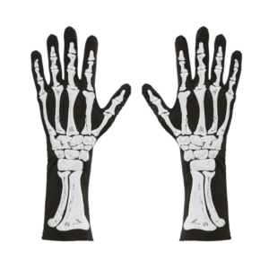 Guantes esqueleto cortos