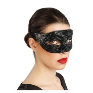 Antifaz diamante negro